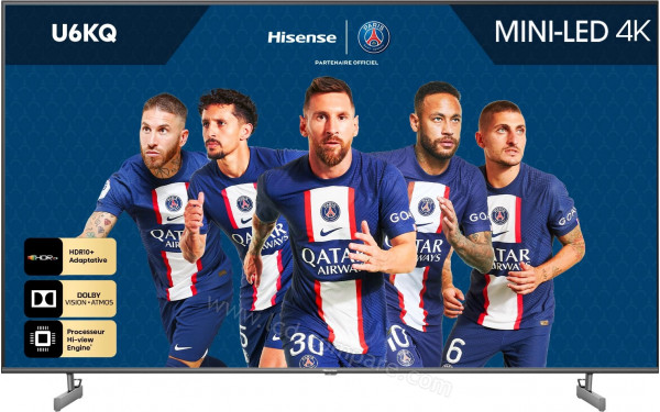 HISENSE 55U6KQ - Vue de face