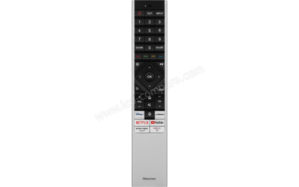 HISENSE 55U72KQ - T&eacute;l&eacute;commande