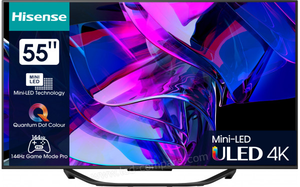 HISENSE 55U7KQ - Vue de face