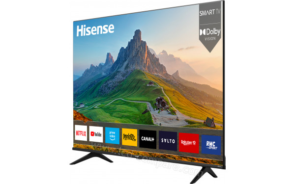 HISENSE 58A6FG - Vue 3/4 droite