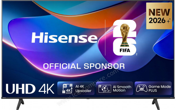HISENSE 58A6S - Vue de face