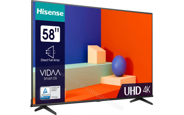 HISENSE 58E61KT - Vue 3/4 gauche