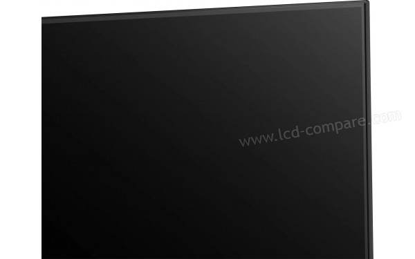 HISENSE 58E61NT - Zoom sur le coin sup&eacute;rieur droit