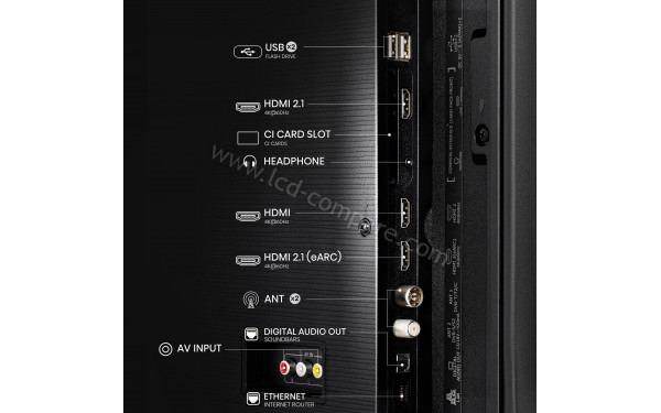 HISENSE 65E63QT - Connectiques