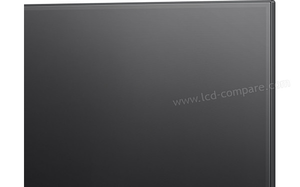 HISENSE 65E7KQ PRO - Zoom sur le coin sup&eacute;rieur droit