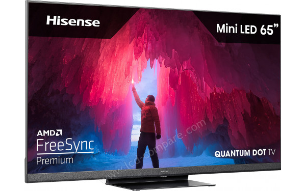 HISENSE 65E8HQ - Vue 3/4 gauche