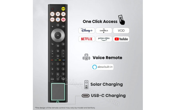 HISENSE Canvas 65S7S - T&eacute;l&eacute;commande