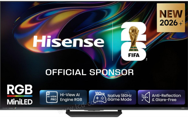 HISENSE 65UR8S - Vue de face