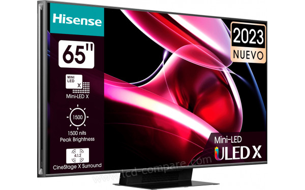 TV QLED 55 - HISENSE 55E7KQ PRO, UHD 4K, Quad Core MT9618, Smart TV,  DVB-T2 (H.265), Gris