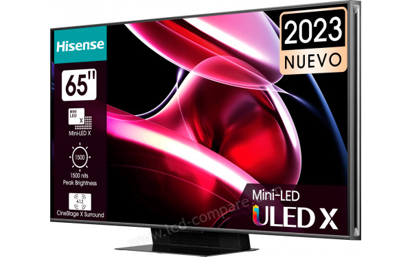 HISENSE 65UXKQ - Vue 3/4 droite