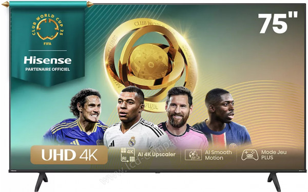 HISENSE 75A69Q - Vue de face