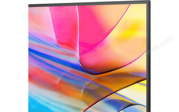 HISENSE 75A7KQ - Zoom sur le coin sup&eacute;rieur droit