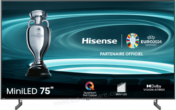 HISENSE 75U6NQ - Vue de face