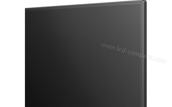 HISENSE 75U7KQ - Zoom sur le coin sup&eacute;rieur droit