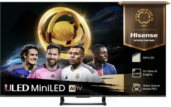 HISENSE 75U7Q - Vue de face