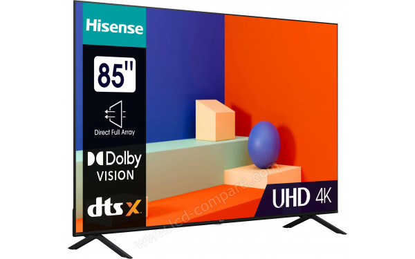 Hisense 55A6K TV 139,7 cm (55) 4K Ultra HD Smart TV Wifi Noir