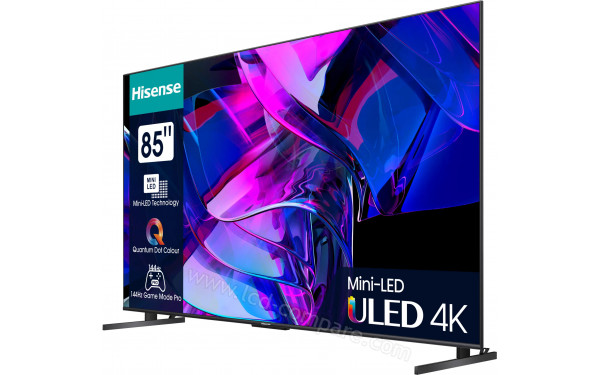 HISENSE 85U7KQ - Vue 3/4 droite