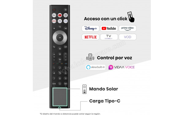 HISENSE 85U8Q - T&eacute;l&eacute;commande