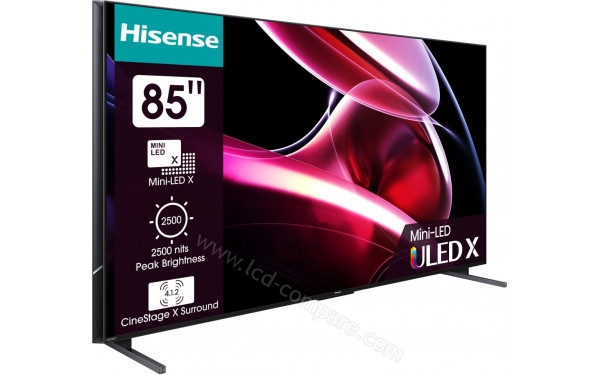 HISENSE 85UXKQ - Vue 3/4 gauche