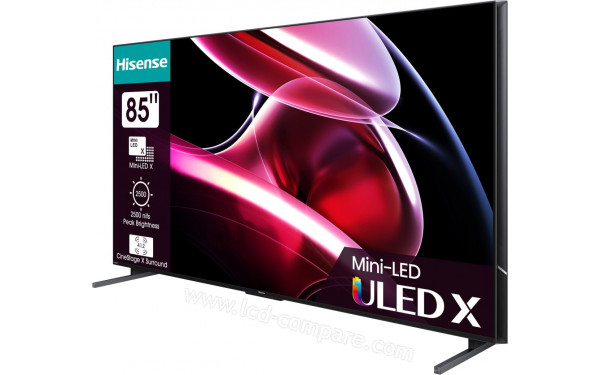HISENSE 85UXKQ - Vue 3/4 droite