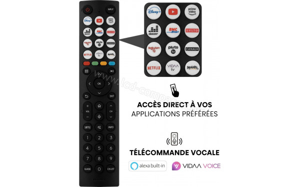 HISENSE 85UXNQ - T&eacute;l&eacute;commande