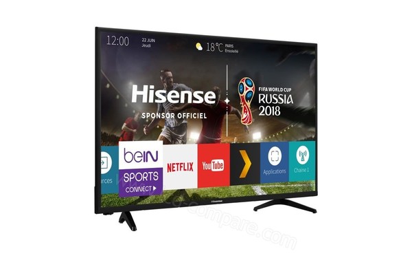 HISENSE H32AE5500 - Vue 3/4 gauche