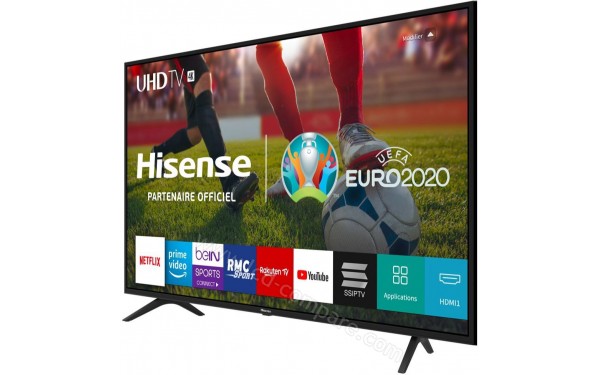 HISENSE H43BE7000 - Vue 3/4 droite
