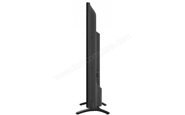 HISENSE H43M3000 - Vue du c&ocirc;t&eacute; droit (cr&eacute;dit : Boulanger)