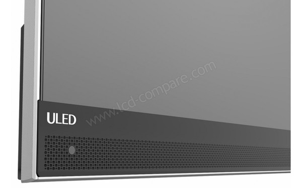 HISENSE H55NU8700 - Zoom sur le coin inf&eacute;rieur gauche