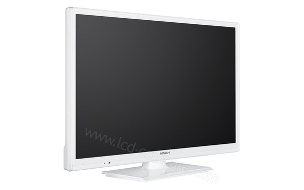 HITACHI 24HBC05W Blanc - Vue 3/4 gauche