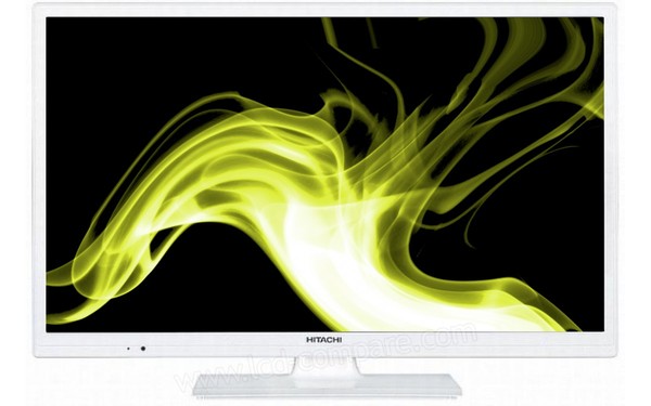 HITACHI 24HBC05W Blanc - Vue de face