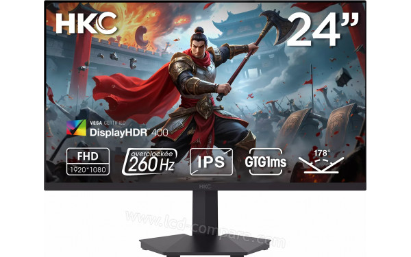 HKC G24H3D - Vue de face