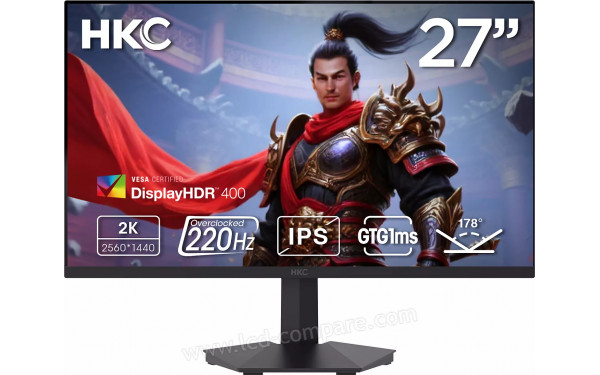 HKC G27H2DPro - Vue de face
