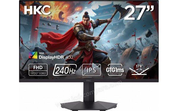 HKC G27H3D - Vue de face