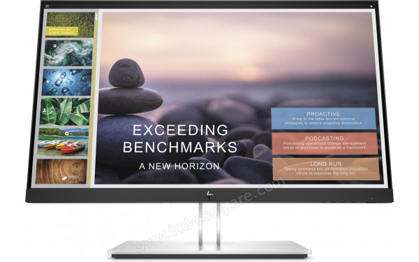 HEWLETT PACKARD HP E24t G4 - Vue de face