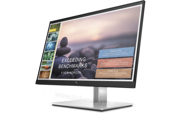 HEWLETT PACKARD HP E24t G4 - Vue 3/4 droite