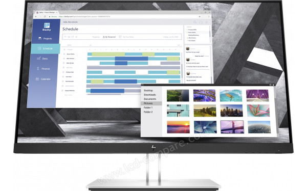 HEWLETT PACKARD HP E27q G4 - Vue de face