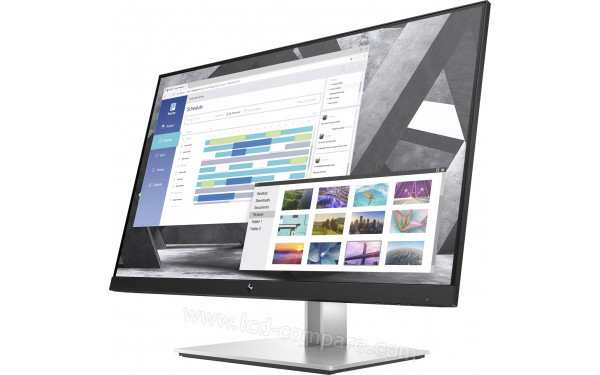 HEWLETT PACKARD HP E27q G4 - Vue 3/4 droite