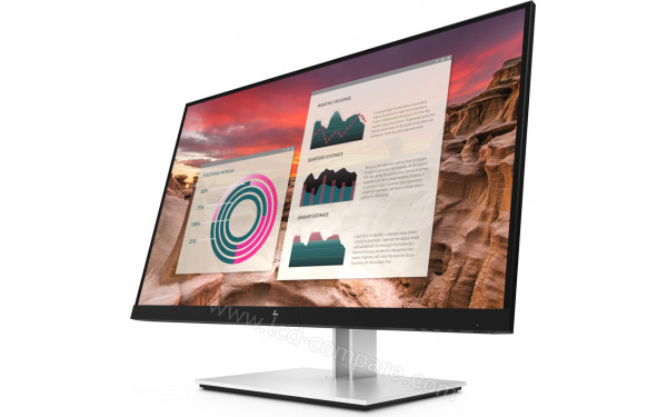 HEWLETT PACKARD HP E27u G4 - Vue 3/4 droite