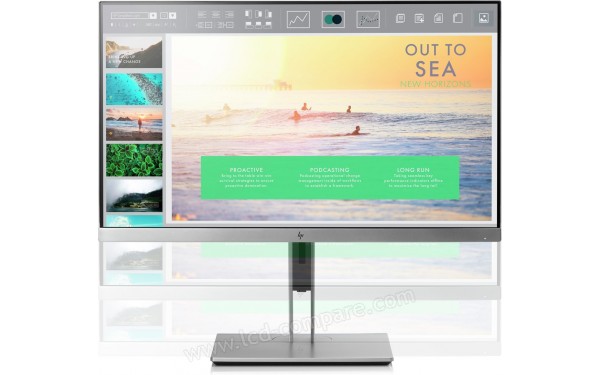HEWLETT PACKARD HP EliteDisplay E233 - Vue de face en position haute