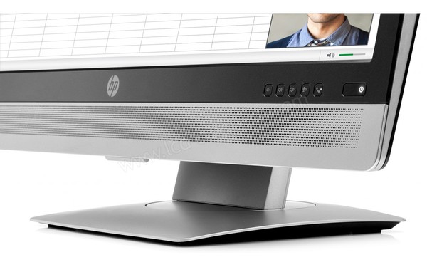 HEWLETT PACKARD HP EliteDisplay E240c - Zoom sur la partie basse