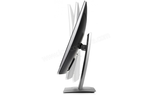 HEWLETT PACKARD HP EliteDisplay E240c - Vue de profil - Pied inclinable