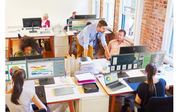 HEWLETT PACKARD HP EliteDisplay E243d - Mise en situation