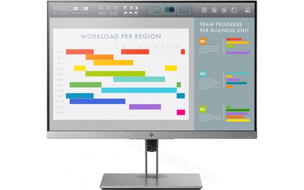 HEWLETT PACKARD HP EliteDisplay E243i - Vue de face