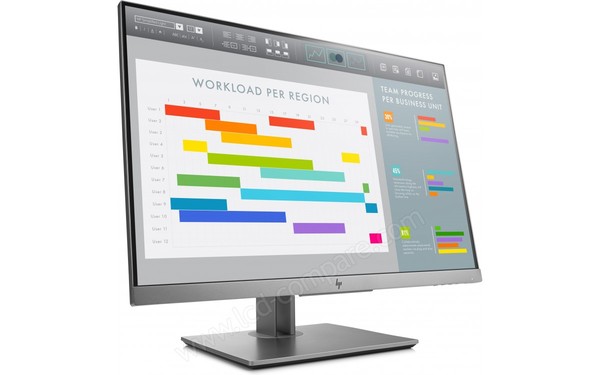 HEWLETT PACKARD HP EliteDisplay E243i - Vue 3/4 gauche
