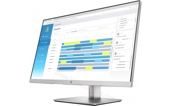 HEWLETT PACKARD HP EliteDisplay E273d - Vue 3/4 droite