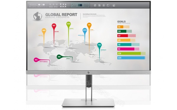 HEWLETT PACKARD HP EliteDisplay E273q - R&eacute;glage de la hauteur