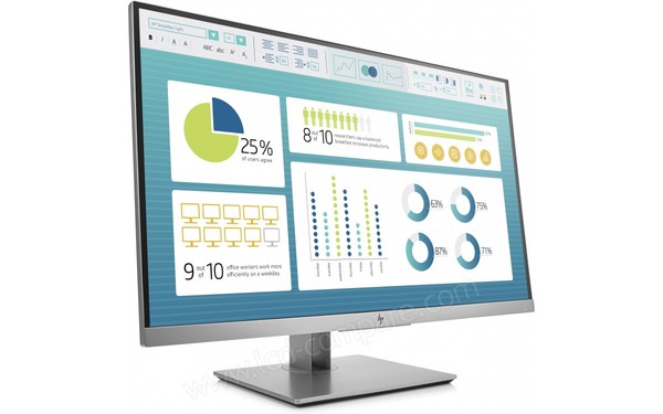 HEWLETT PACKARD HP EliteDisplay E273 - Vue 3/4 gauche