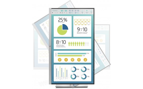 HEWLETT PACKARD HP EliteDisplay E273 - Mode portrait