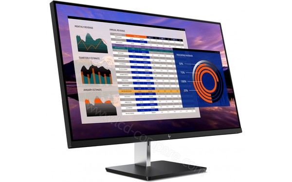 HEWLETT PACKARD HP EliteDisplay S270n - Vue 3/4 gauche